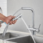 Shurity 421 Rubinetto da cucina con Doccetta estraibile 4 vie Cromo - immagine 3