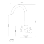 Shurity Verona Rubinetto da cucina 3 vie Cromo - immagine 2