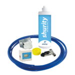 Shurity Kit Microfiltrazione acqua filtro Sky Blue Small con Rubinetto unico 3 Vie Modello Monza Nero Opaco - Acqua Liscia - immagine 2