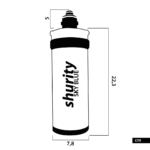 Shurity Kit Microfiltrazione acqua filtro Sky Blue Small con Rubinetto unico 3 Vie Modello Monza Nero Opaco - Acqua Liscia - immagine 3