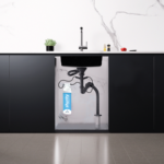 Shurity Kit Microfiltrazione acqua filtro Sky Blue Small con Rubinetto unico 3 Vie Modello Monza Nero Opaco - Acqua Liscia - immagine 5