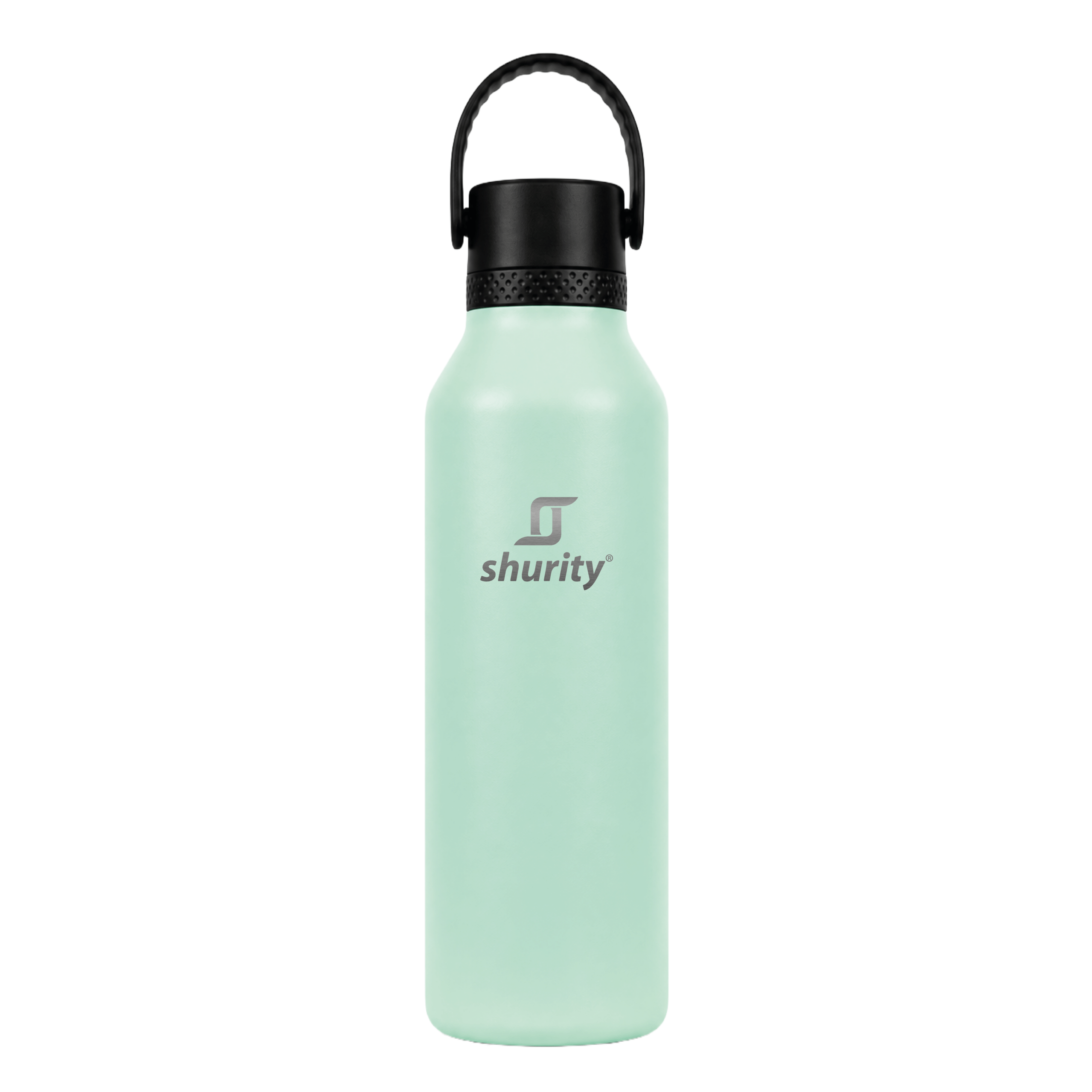 330373-MN-SH Borraccia Termica Shurity Runbott Sport Acciaio inox con rivestimento in ceramica 600ml. Menta - immagine 1