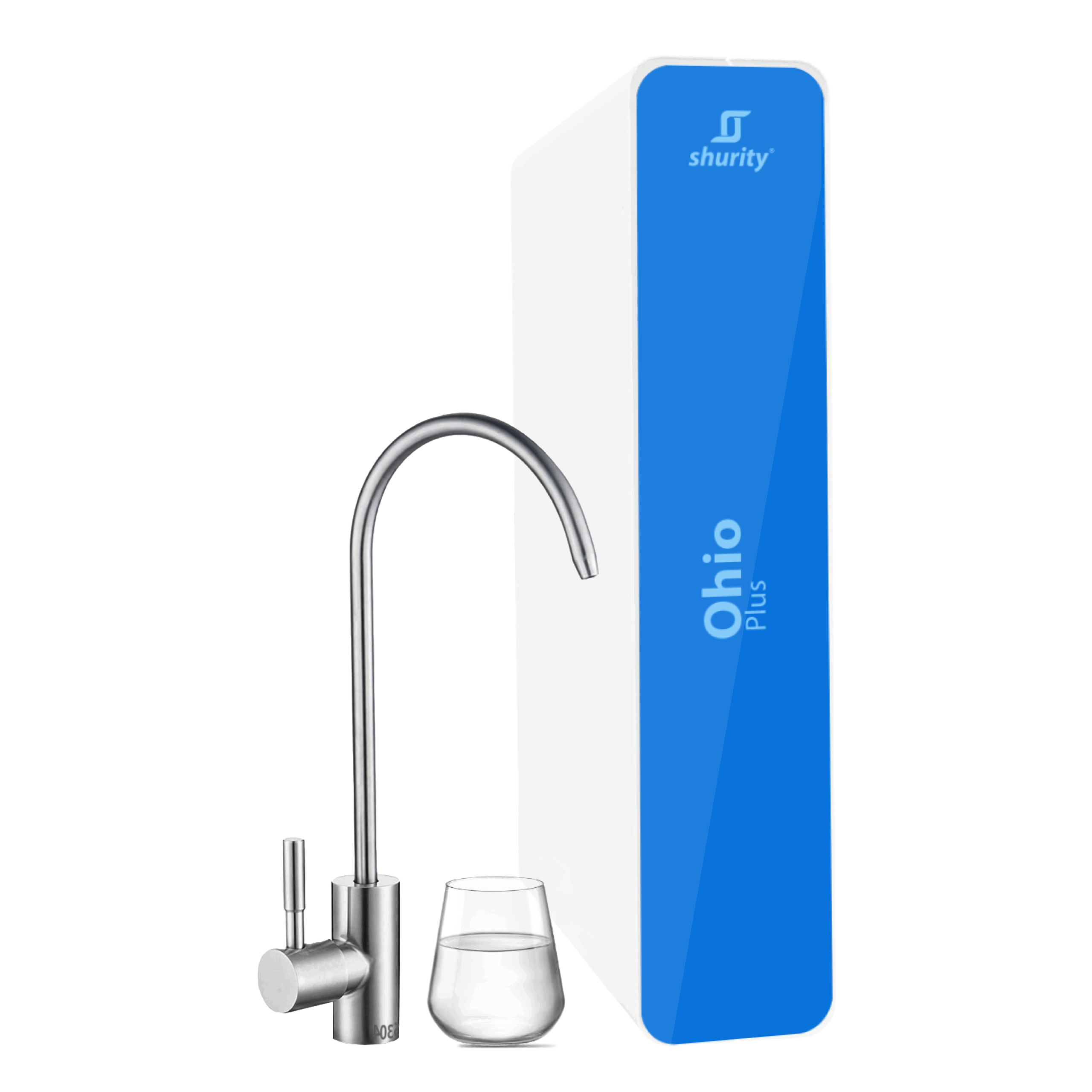 Shurity Ohio Plus Depuratore acqua con Filtrazione Sottolavello - 1 via, Liscia