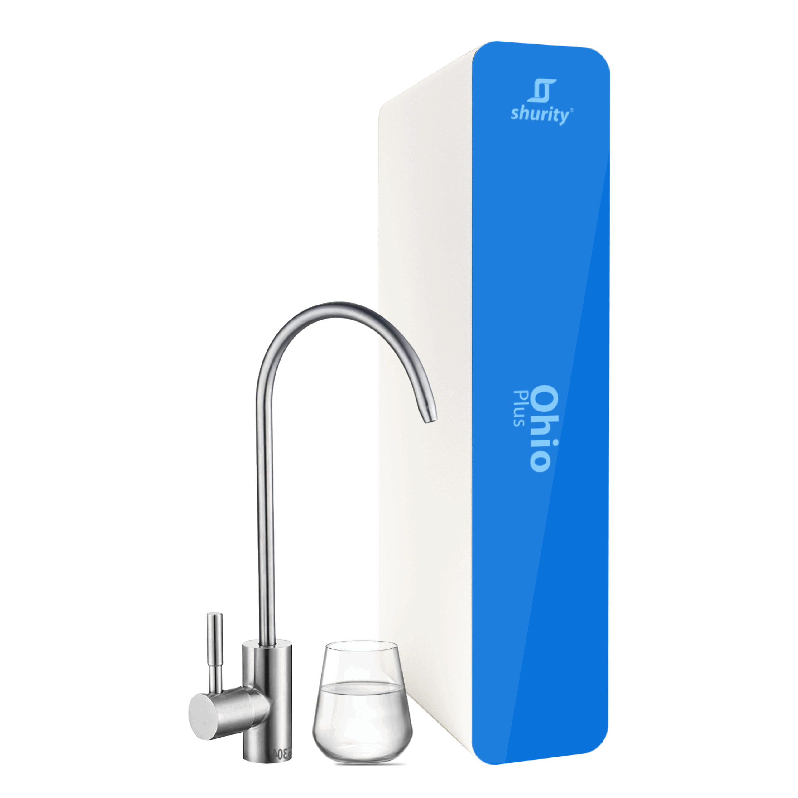 Shurity Ohio Plus Depuratore acqua con Filtrazione Sottolavello - 1 via, Liscia