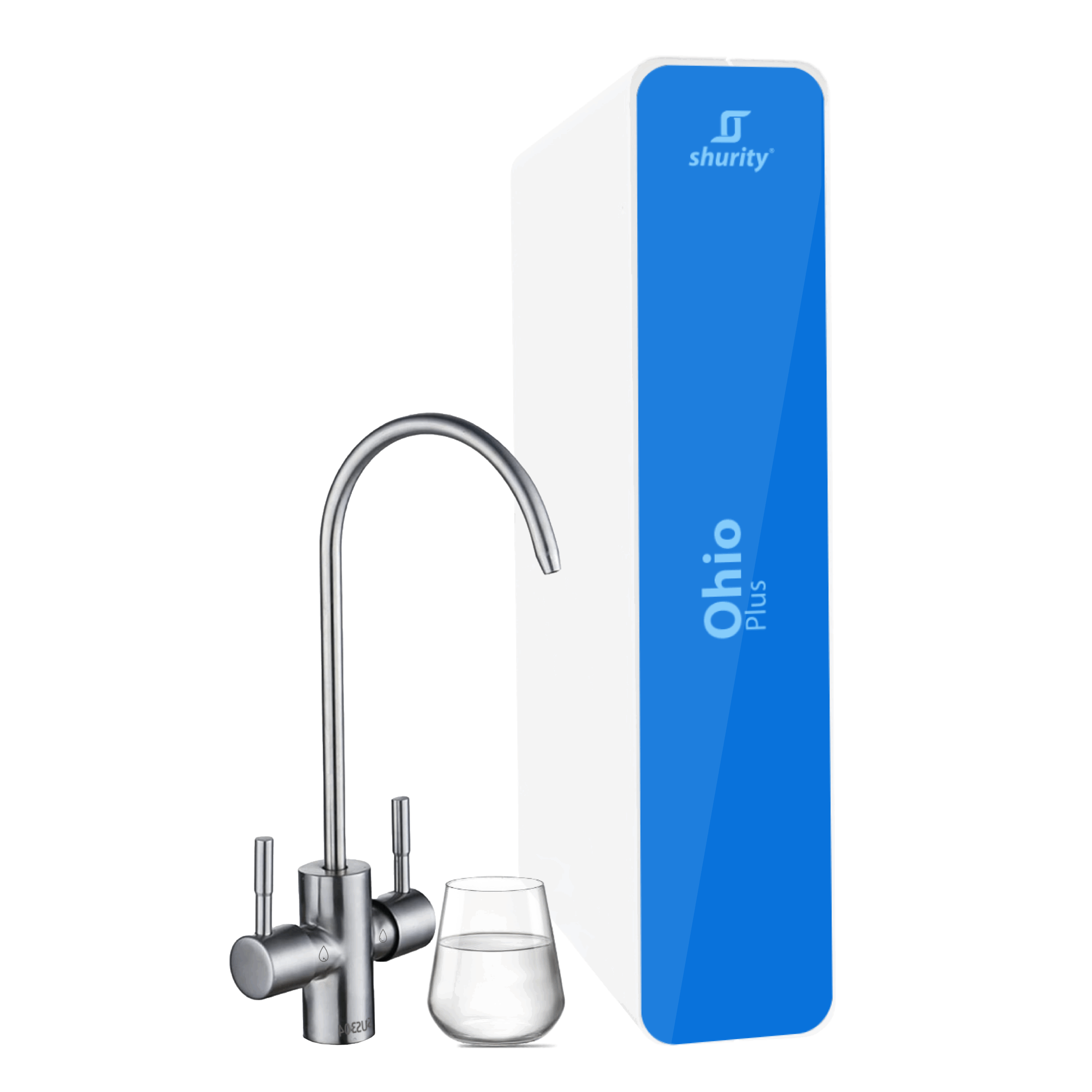 Shurity Ohio Plus Depuratore acqua con Filtrazione Sottolavello - 2 vie, Liscia/Gassata