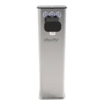 Shurity Kora Colonnina meccanica 3 vie con pulsanti Inox/Nera - immagine 2