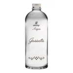Bottiglia Shurity Puffy 75cl. Personalizzata Trasparente Acqua Gassata con Tappo Argento
