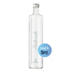 Pack 5pz. - Bottiglia Shurity Classic 75cl. Personalizzata Trasparente Acqua Liscia con Tappo Argento