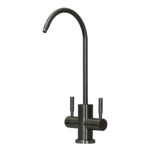 Shurity 210 Rubinetto di prelievo 2 vie per depuratori Acciaio Inox 1/4” Nickel Spazzolato