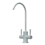 Shurity 210 Rubinetto di prelievo 2 vie per depuratori Acciaio Inox 1/4” Bianco