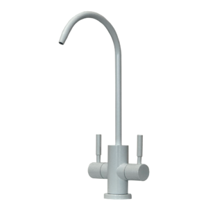 Shurity 210 Rubinetto di prelievo 2 vie per depuratori Acciaio Inox 1/4” Bianco