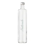 Bottiglia Classic 75cl. Personalizzata no logo shurity Trasparente Acqua Liscia con Tappo Argento  (NO LOGO SHURITY)