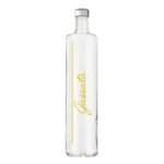 Bottiglia Classic 75cl. Personalizzata no logo shurity Trasparente Acqua Gassata con Tappo Argento  (NO LOGO SHURITY)