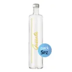 Pack 5pz. - Bottiglia Classic 75cl. Personalizzata Trasparente Acqua Gassata con Tappo Argento (NO LOGO SHURITY)