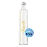 Pack 10pz. - Bottiglia Classic 75cl. Personalizzata Trasparente Acqua Gassata con Tappo Argento (NO LOGO SHURITY)