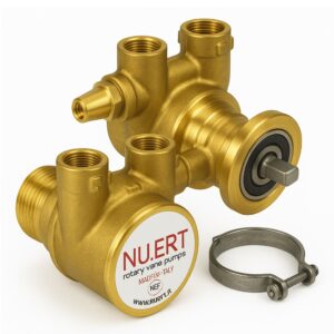 Pompa Nuert in ottone 400lt./h. con by-pass 3/8" F.