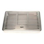 Raccogligocce per colonnine INOX - 220x150 mm.
