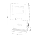 Shurity Drink Refrigeratore acqua con Erogazione Bevande Touch Screen 7” 30Lt/h. Soprabanco - 6 vie, Acqua e Bevande - immagine 3