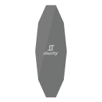 Kit 6pz. Shurity Poggiaposate Hexagon Silver