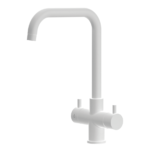 Shurity Monza Rubinetto da cucina 3 vie Bianco Opaco