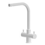 Shurity Sorrento Rubinetto da cucina 3 vie Bianco Opaco