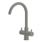 Shurity Verona Rubinetto da cucina 4 vie Grigio Tortora