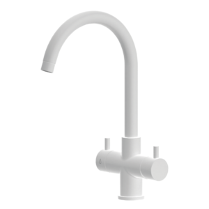 Shurity Verona Rubinetto da cucina 3 vie Bianco Opaco