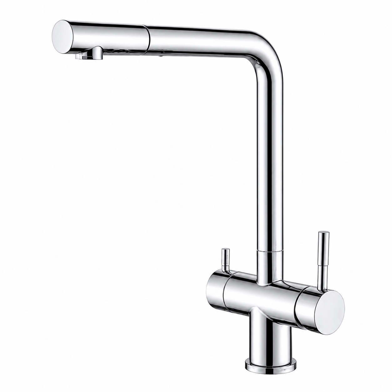 330994-CR Shurity 382 Rubinetto da cucina con Doccetta estraibile 3 vie Cromo - immagine 1