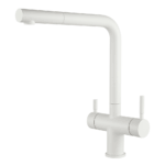 Shurity 382 Rubinetto da cucina con Doccetta estraibile 3 vie Bianco