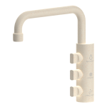 Shurity Napoli Rubinetto di prelievo Sottofinestra per depuratori 3 Vie 6mm. Granito Avena