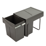 Shurity Dif Slide Pattumiera da incasso per raccolta differenziata 40Lt. (20Lt. + 20Lt.) - immagine 2