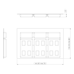 Pack Completo - Shurity Dif Dresser N.3 Pattumiere raccolta differenziata 15Lt. h.266mm con base cassettone 900mm. - immagine 4
