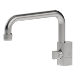 Shurity Napoli Rubinetto di prelievo Sottofinestra per depuratori 1 Via 6mm. Nickel Spazzolato