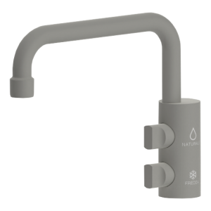 Shurity Napoli Rubinetto di prelievo Sottofinestra per depuratori 2 Vie 6mm. Grigio Tortora