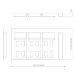 Shurity 900 Vassoio Cassettone cucina per pattumiera Dif Dresser - immagine 2