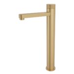 Shurity Roll Colonnina per Erogatore Acqua 3 vie 1/4” - Ottone Spazzolato