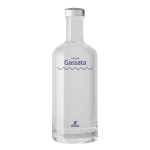 Bottiglia Shurity Basic 75cl. Personalizzata Trasparente Acqua Gassata con Tappo Argento