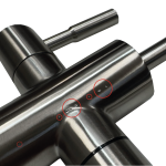 Shurity Primary Rubinetto di prelievo per depuratori 2 Vie 1/4” Acciaio Inox Satinato – Prodotto con segni d’usura - immagine 2