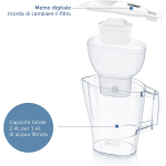 Brita Caraffa filtrante Aluna bianca (2.4L) con Filtro - immagine 2