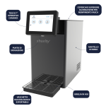 Shurity Kansas Electronic Refrigeratore acqua con Filtrazione Sopralavello 80Lt/h. Nero con Display e Porzionatore - 3 Vie Liscia ambiente, fredda e gassata - immagine 5