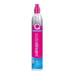 Bombola Co2 Rosa in alluminio ricaricabile 425Gr. Per gasatori acqua Sodastream