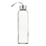 Borraccia in vetro Elegance in vetro 500ml. Con Tappo Argento