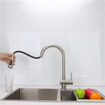 Shurity 386 Rubinetto da cucina con Doccetta estraibile 3 vie Bianco - immagine 5