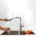 Shurity 385 Rubinetto da cucina con Doccetta estraibile 3 vie Bianco - immagine 4