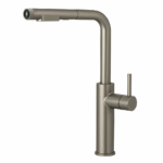 Shurity 385 Rubinetto da cucina con Doccetta estraibile 3 vie Nickel Spazzolato