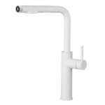 Shurity 385 Rubinetto da cucina con Doccetta estraibile 3 vie Bianco