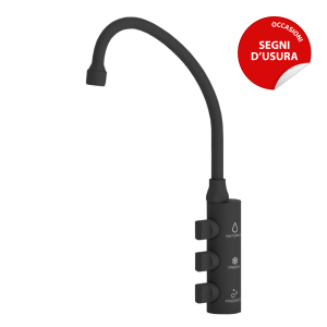 Shurity Firenze Rubinetto di prelievo per depuratori 3 Vie 6mm. Nero Opaco – Prodotto con segni d’usura