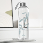 Pack 24pz. - Shurity Elegance Borraccia in vetro 500ml. Con Tappo Argento - immagine 3