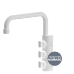 Shurity Napoli Rubinetto di prelievo Sottofinestra per depuratori 3 Vie 6mm. Bianco Opaco – Prodotto con segni d’usura