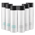 Pack Misto 6pz. - Bottiglia Shurity Cilinder 50cl. Personalizzata Trasparente Acqua Liscia / Acqua Gassata con Tappo Nero (NO LOGO SHURITY) - immagine 2